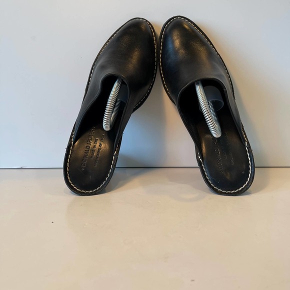 Donald J. Pliner Women Black Mules Business Heels US 8.5M - Picture 5 of 9